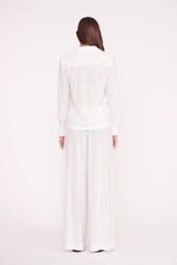 Marza Coverup Pant | White