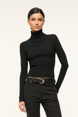 Moon Buckle Belt | Black Silver