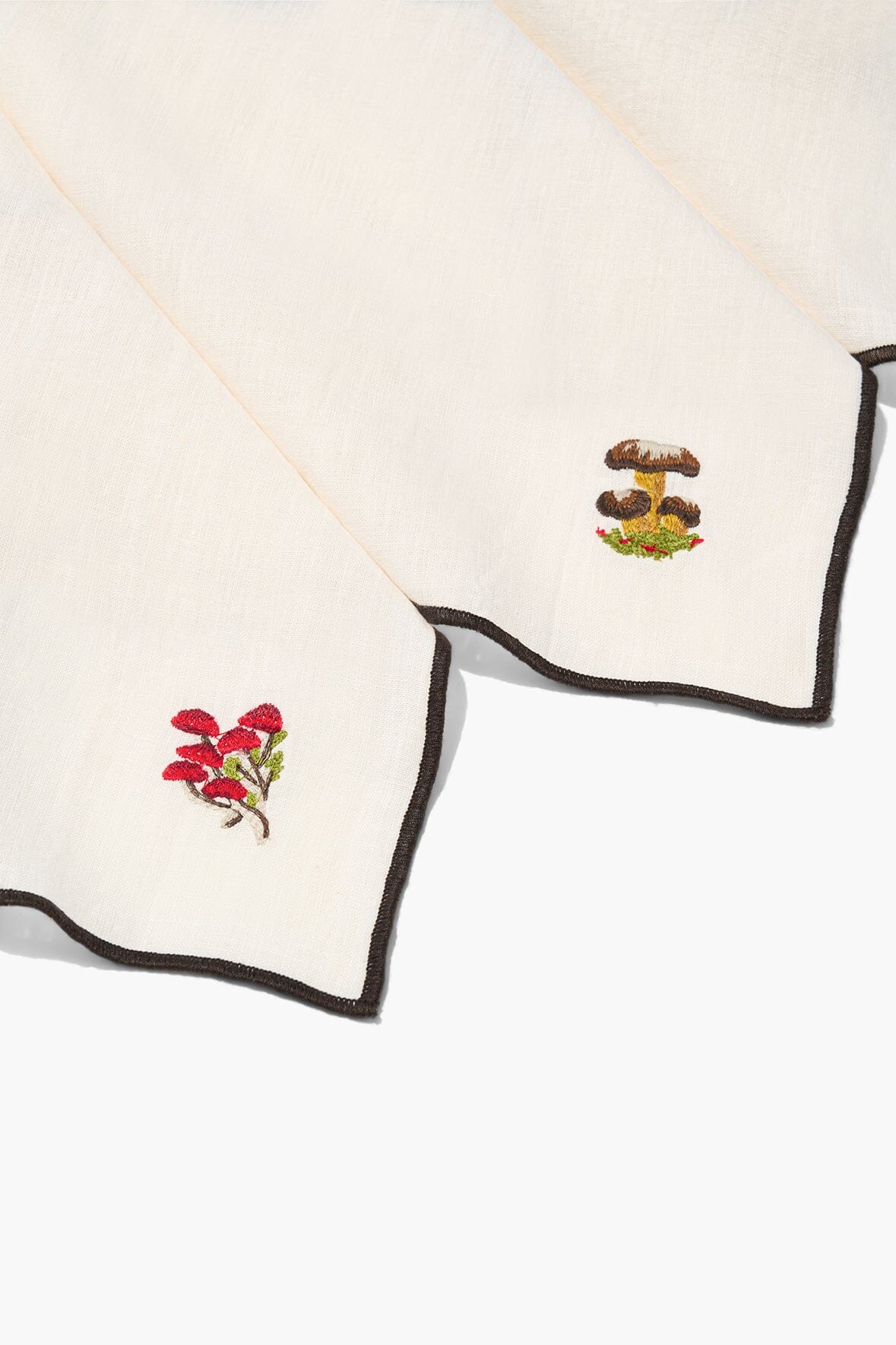 Gala Embroidered Napkins | Natural