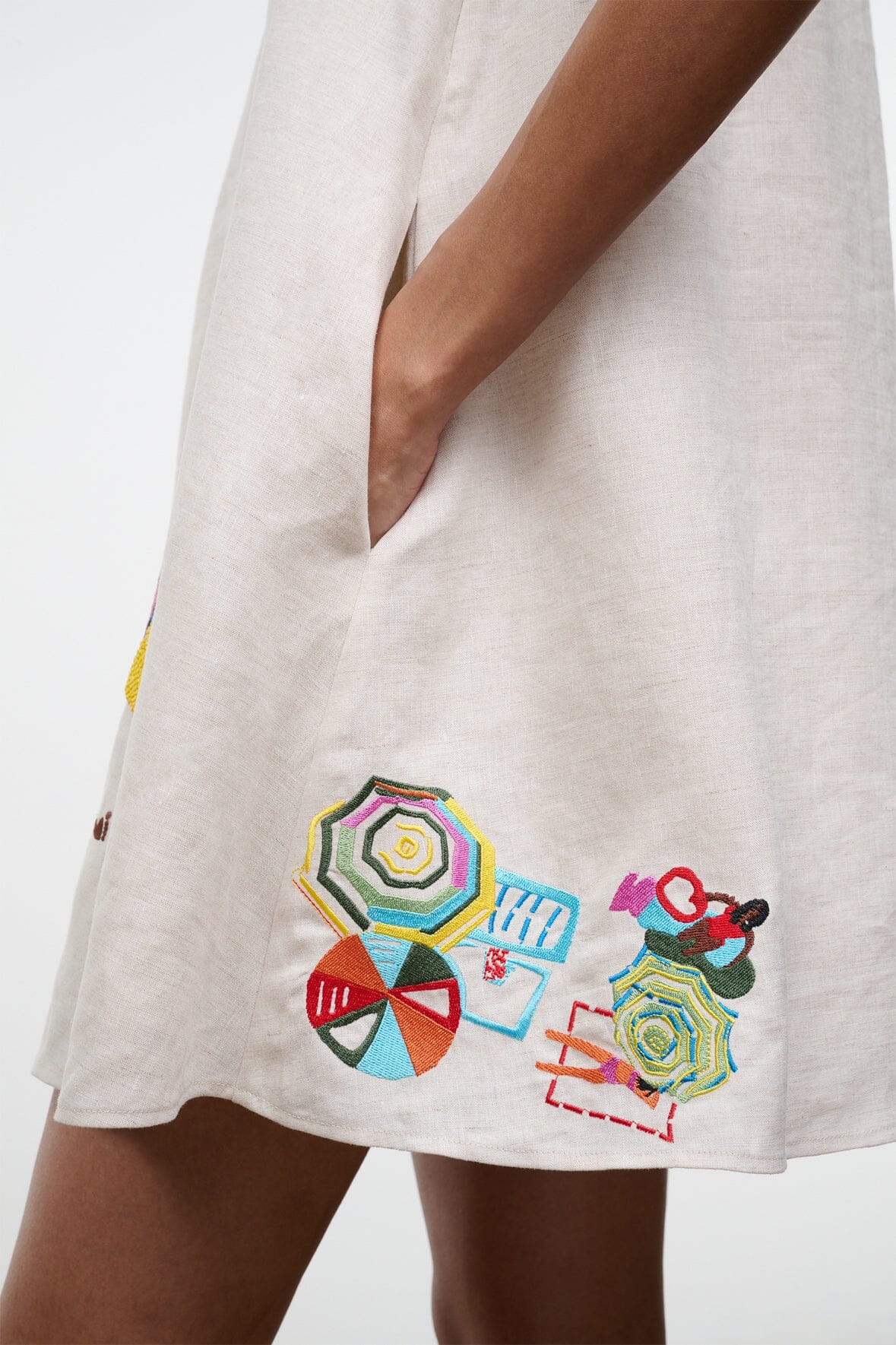 Brio Linen Dress | Natural