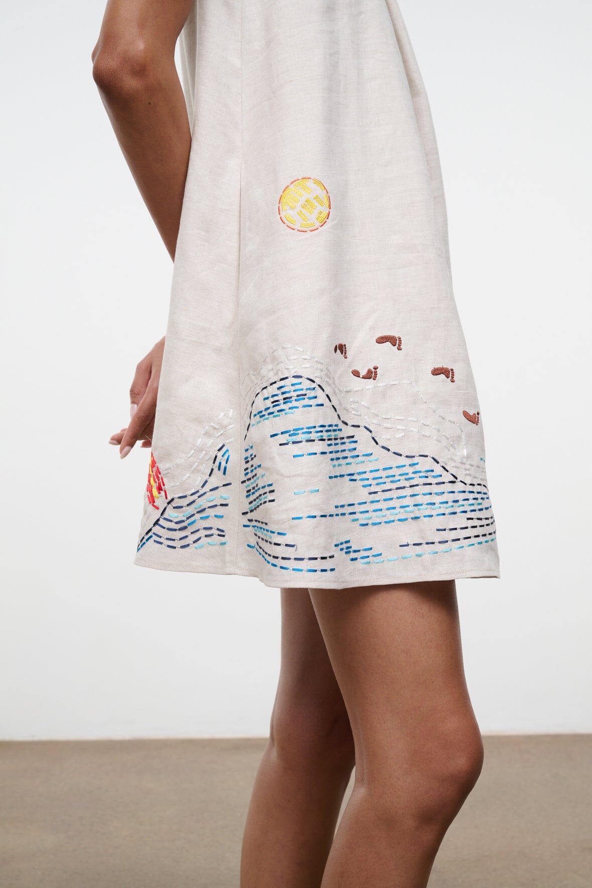 Brio Linen Dress | Natural