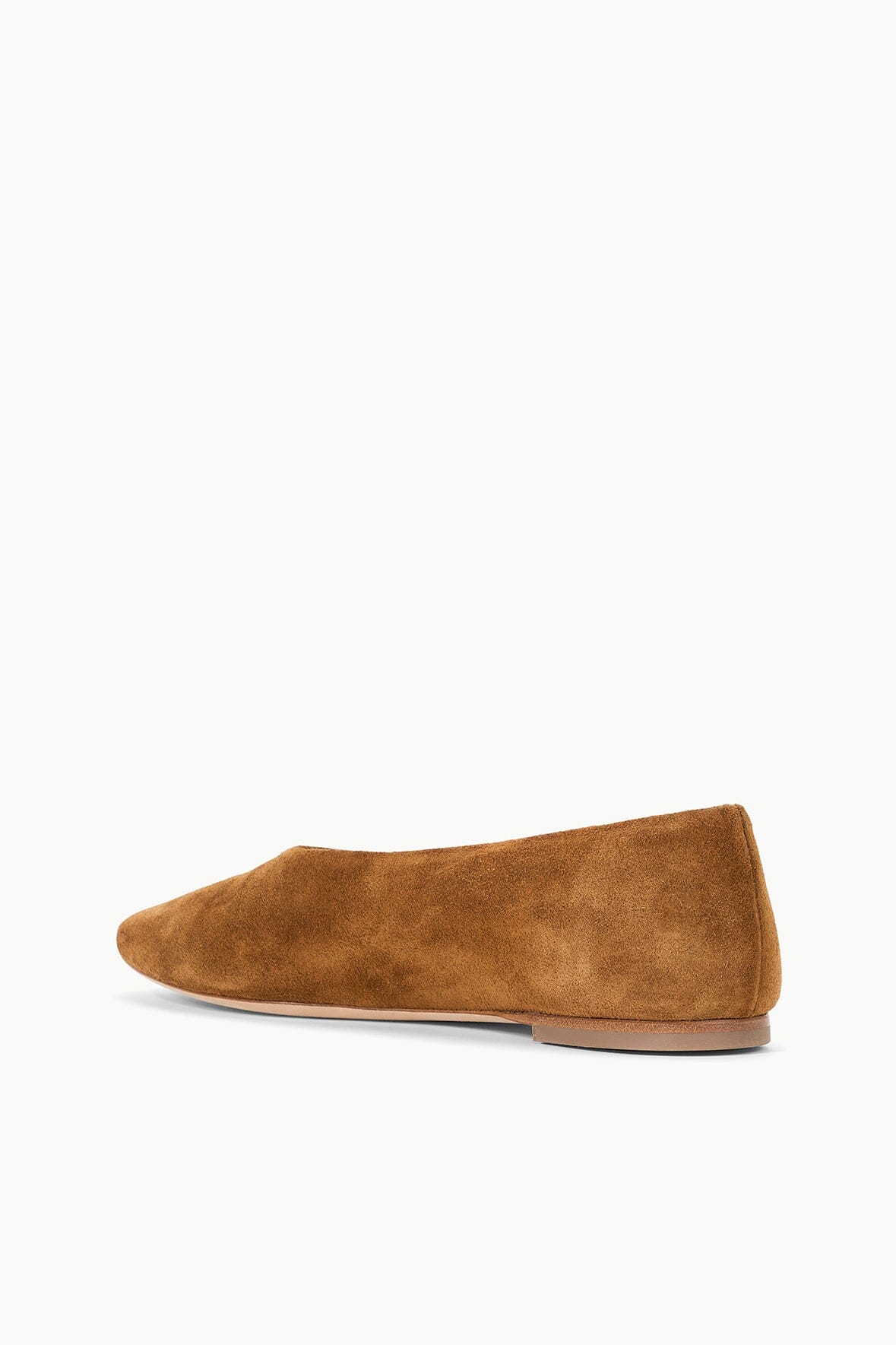 Alba Ballet Flat | Tan Suede