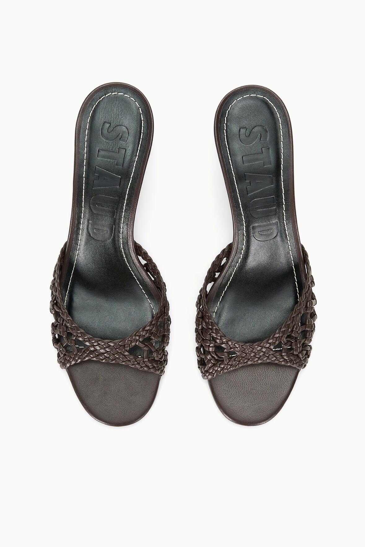 Brigitte Leather Mule | Espresso Knotted