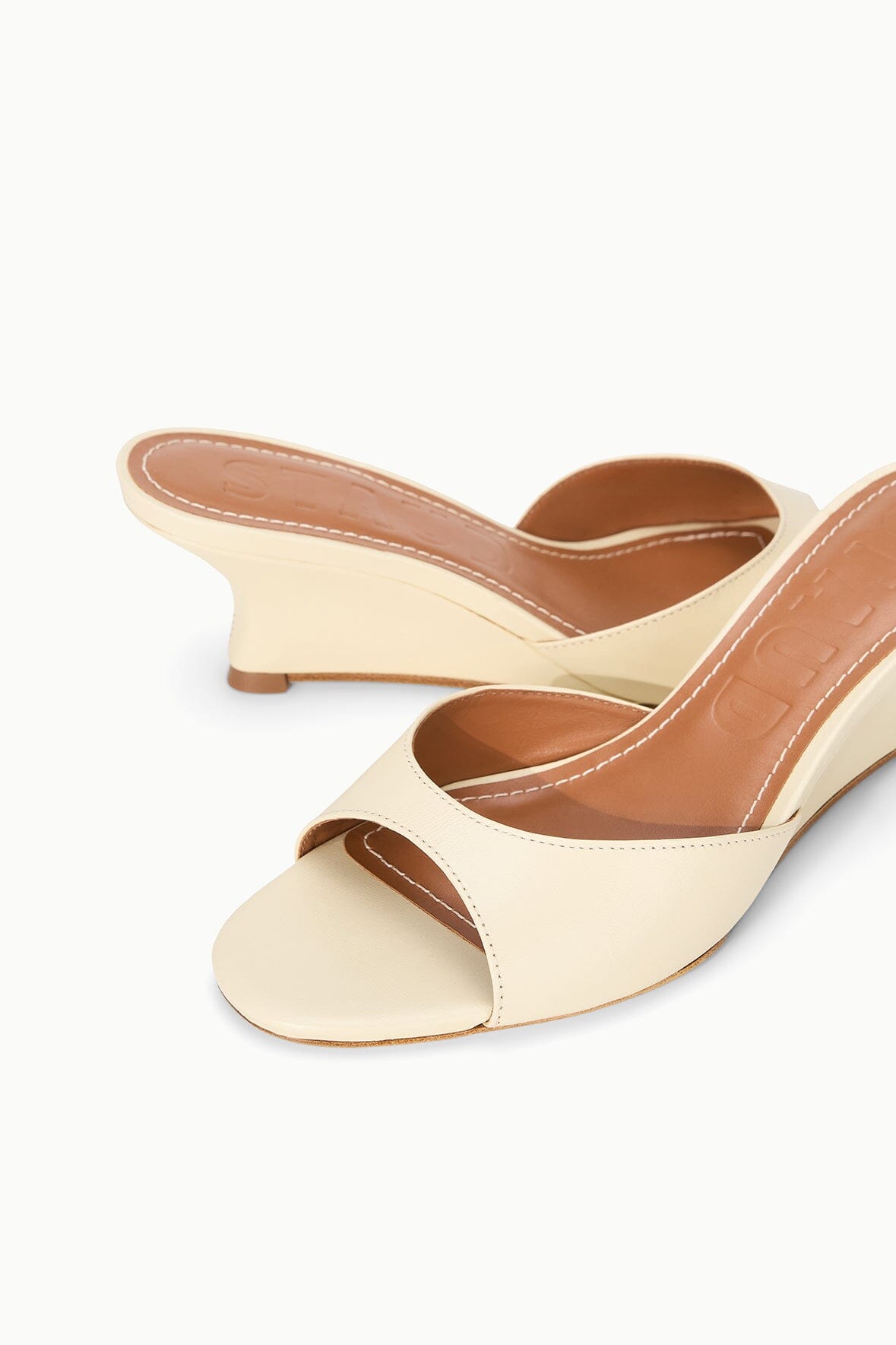Brigitte Wedge Sandal | Cream