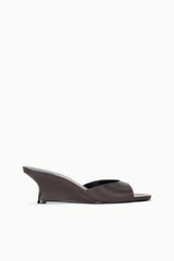 Brigitte Wedge Sandal | Espresso