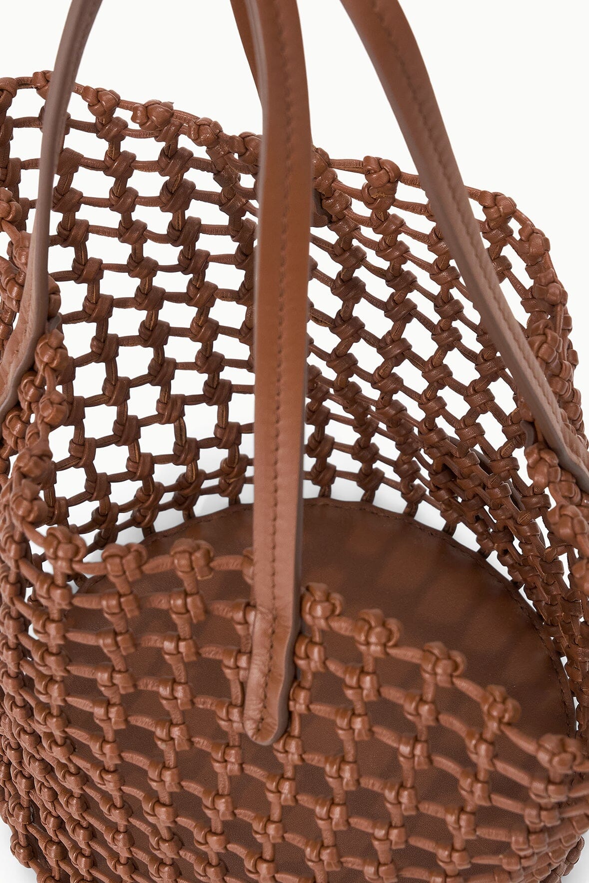 Caro Bucket Bag | Tan Woven