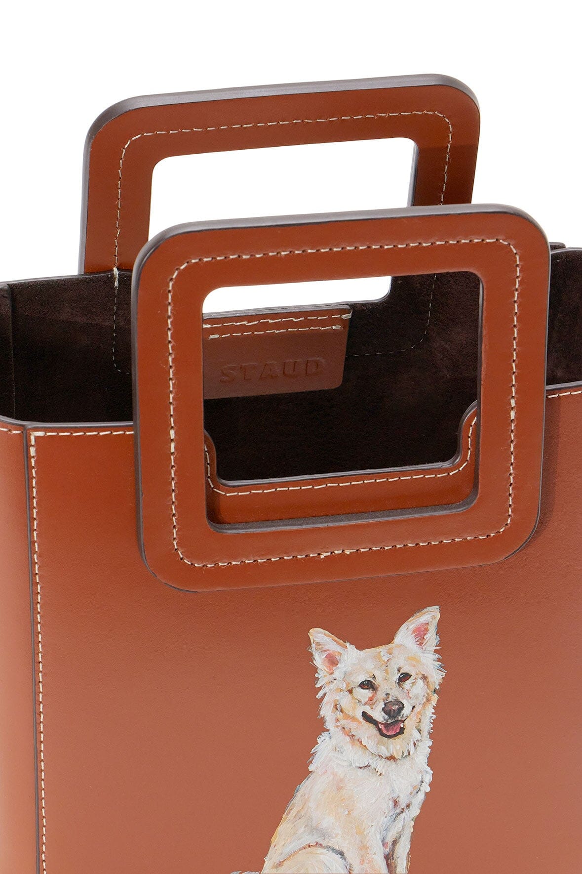 Custom Mini Shirley Leather Bag | Tan