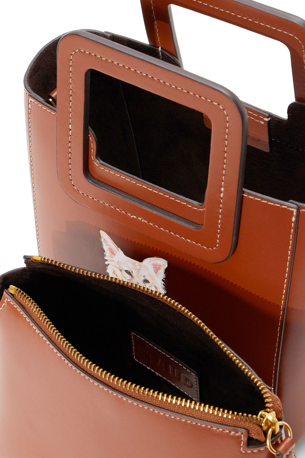 Custom Mini Shirley Leather Bag | Tan
