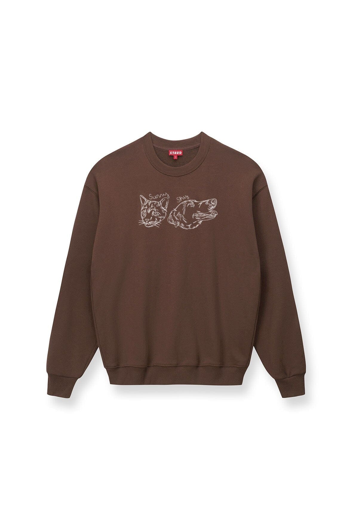 CUSTOM Kmsumu x C.BONZ OVERSIZED SWEATSHIRT | BROWN