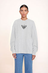 CUSTOM Kmsumu x C.BONZ OVERSIZED SWEATSHIRT | GREY