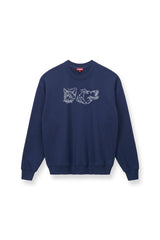 CUSTOM Kmsumu x C.BONZ OVERSIZED SWEATSHIRT | NAVY