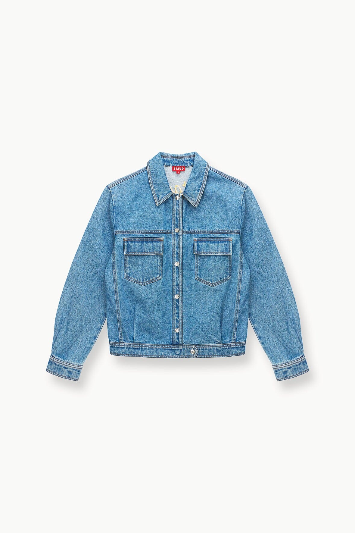 Oversized Ryan Denim Jacket | Medium Wash