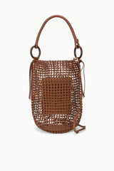 Del Mar Bucket Bag | Tan Woven