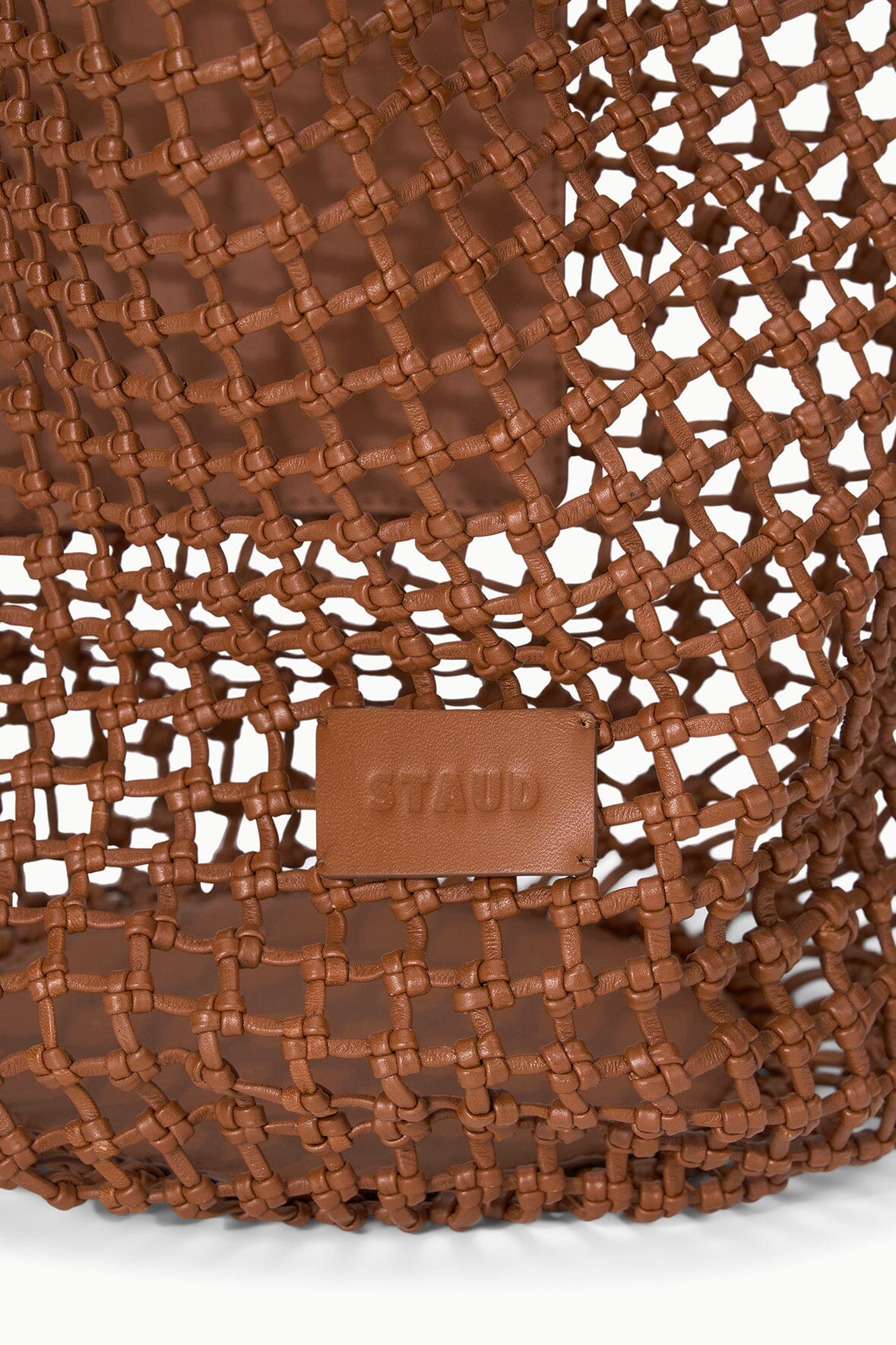 Del Mar Bucket Bag | Tan Woven