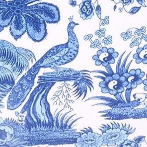 Jo Balconette Bikini Top | Blue Toile