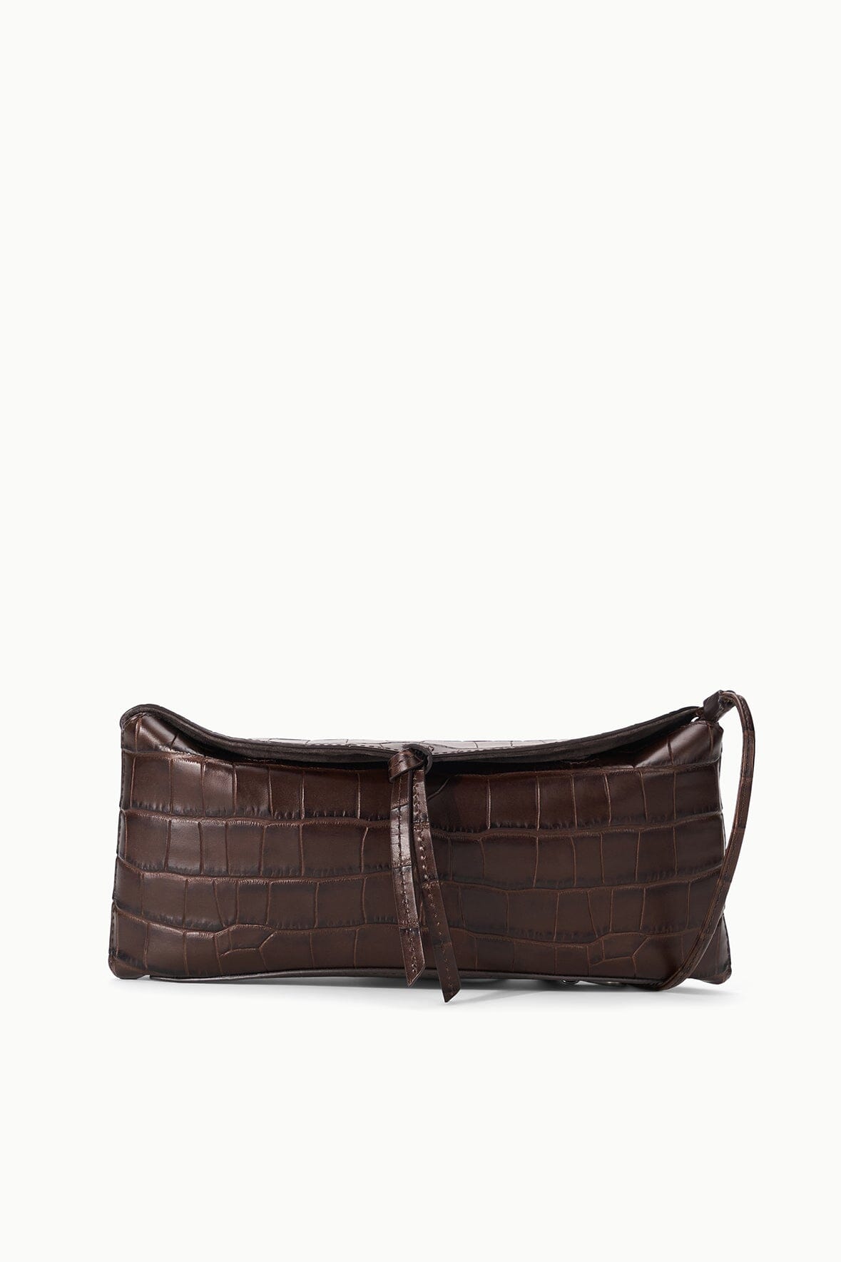 Eve Clutch | Espresso Croco