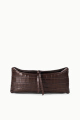 Eve Clutch | Espresso Croco