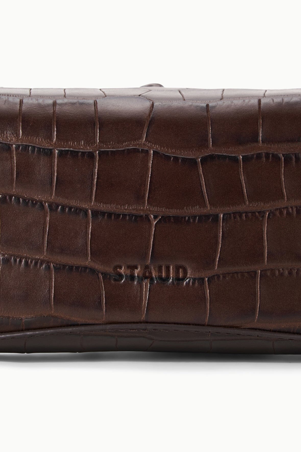 Eve Clutch | Espresso Croco