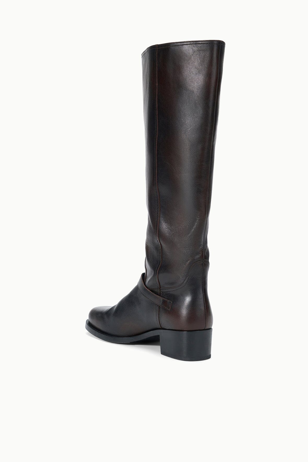 Brooklyn Flat Boot | Espresso Distressed