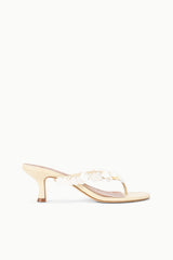 Freja Kitten Heel | Cream