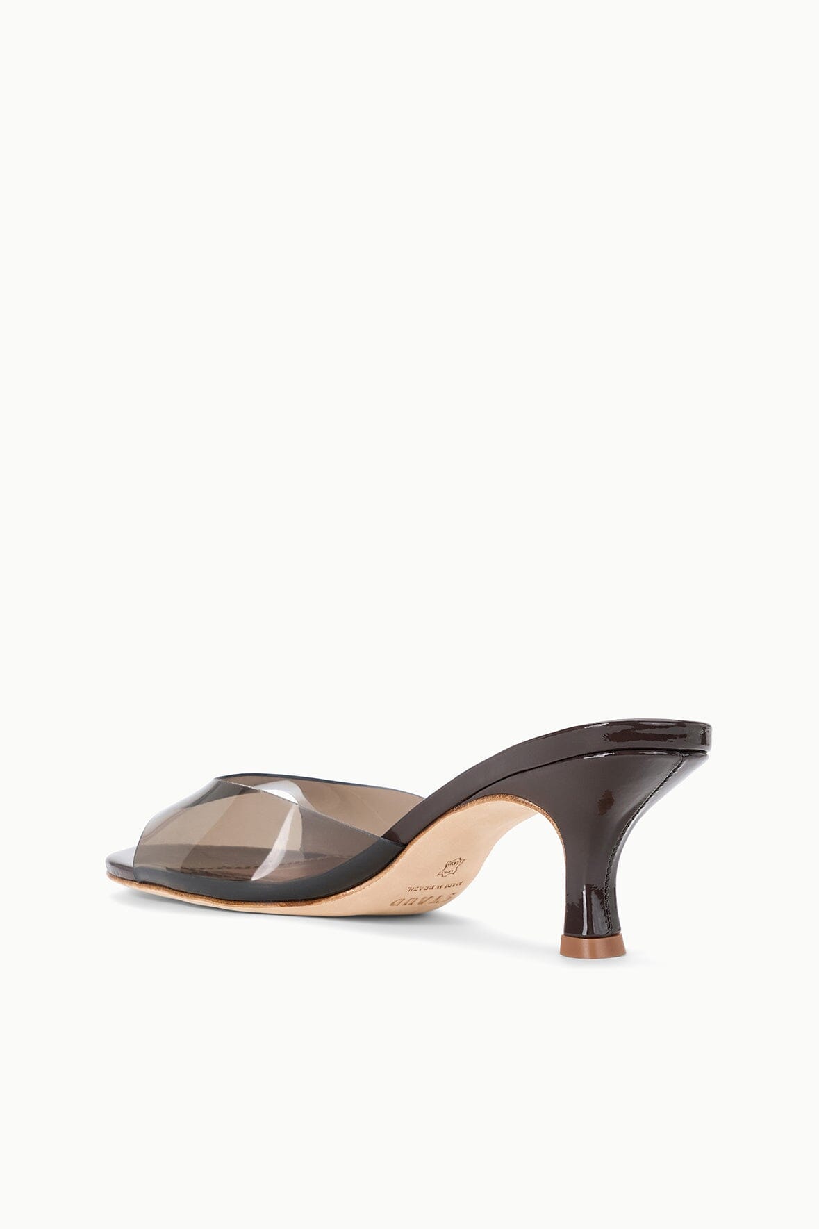 Brigitte Mule | Espresso Pvc