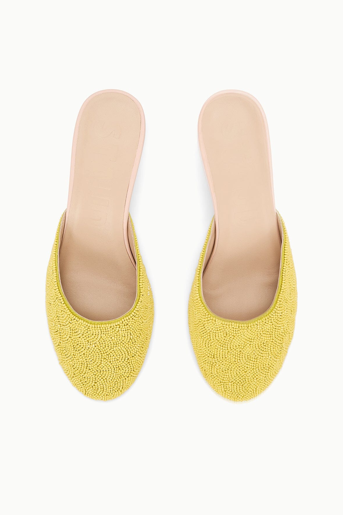 Vela Beaded Mule | Citron Pool