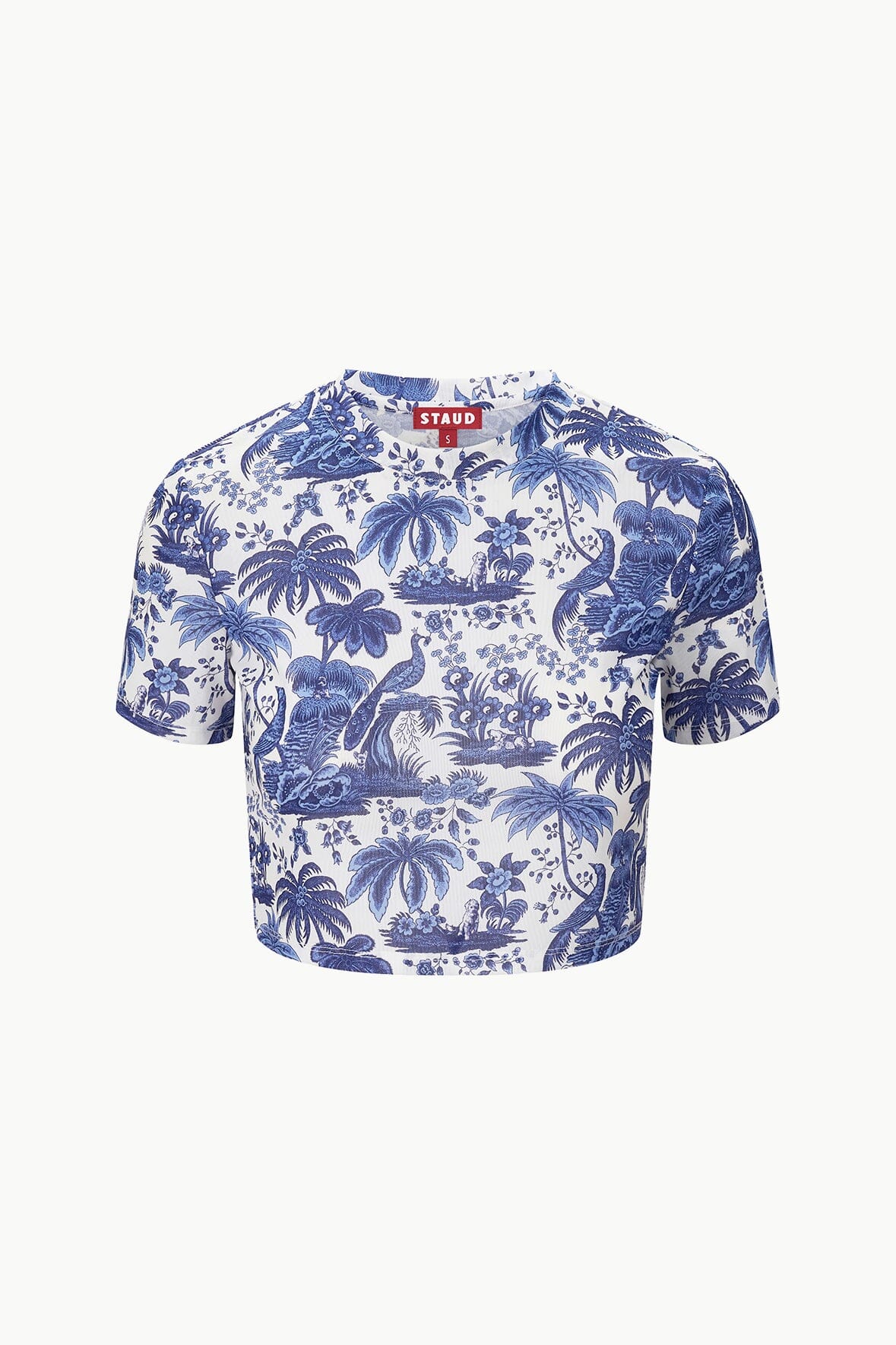 Fernanda Coverup Top | Blue Toile