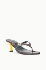 Flynn Kitten Heel | Espresso Lemon