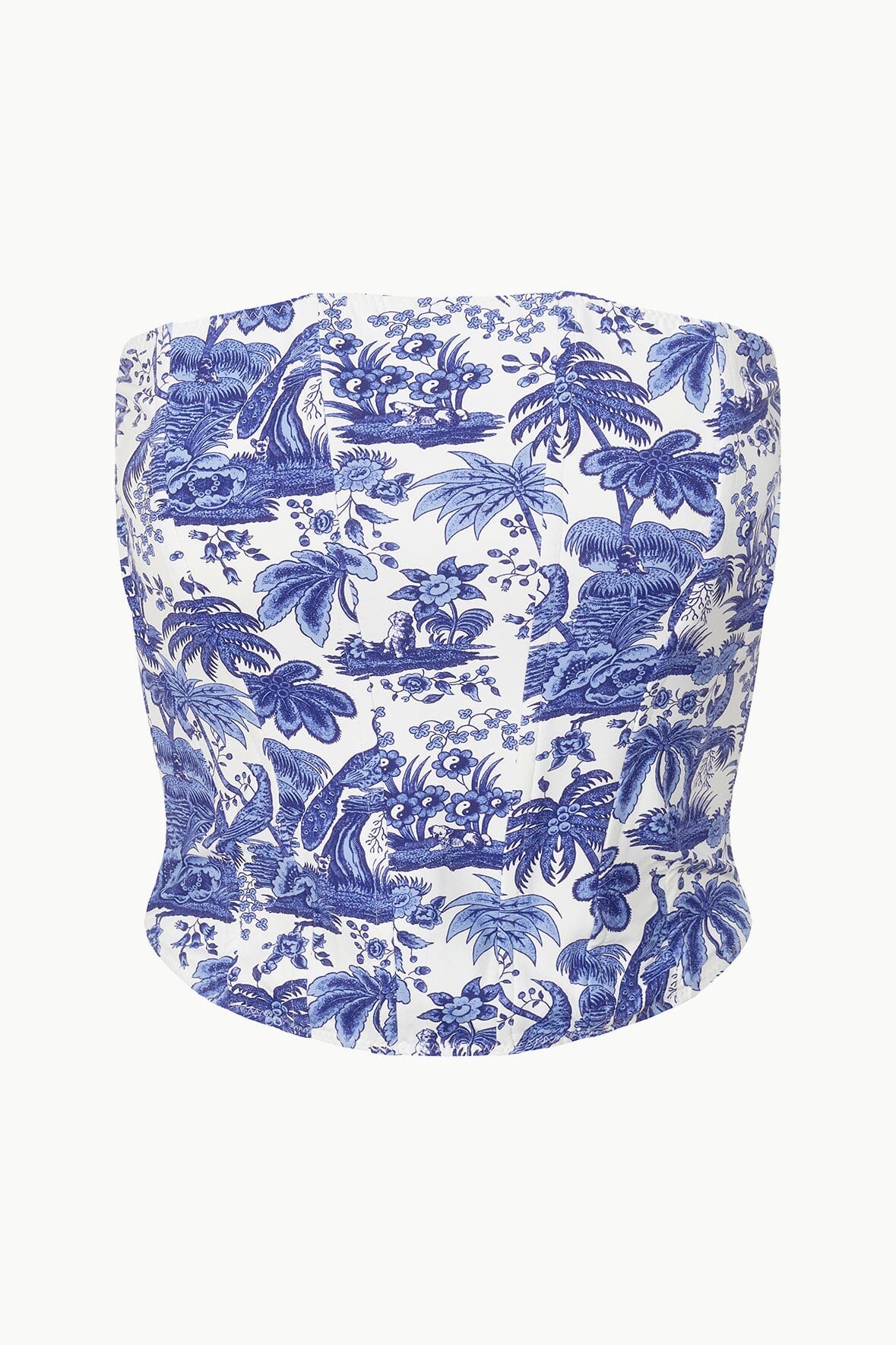 Francesca Bikini Top | Blue Toile