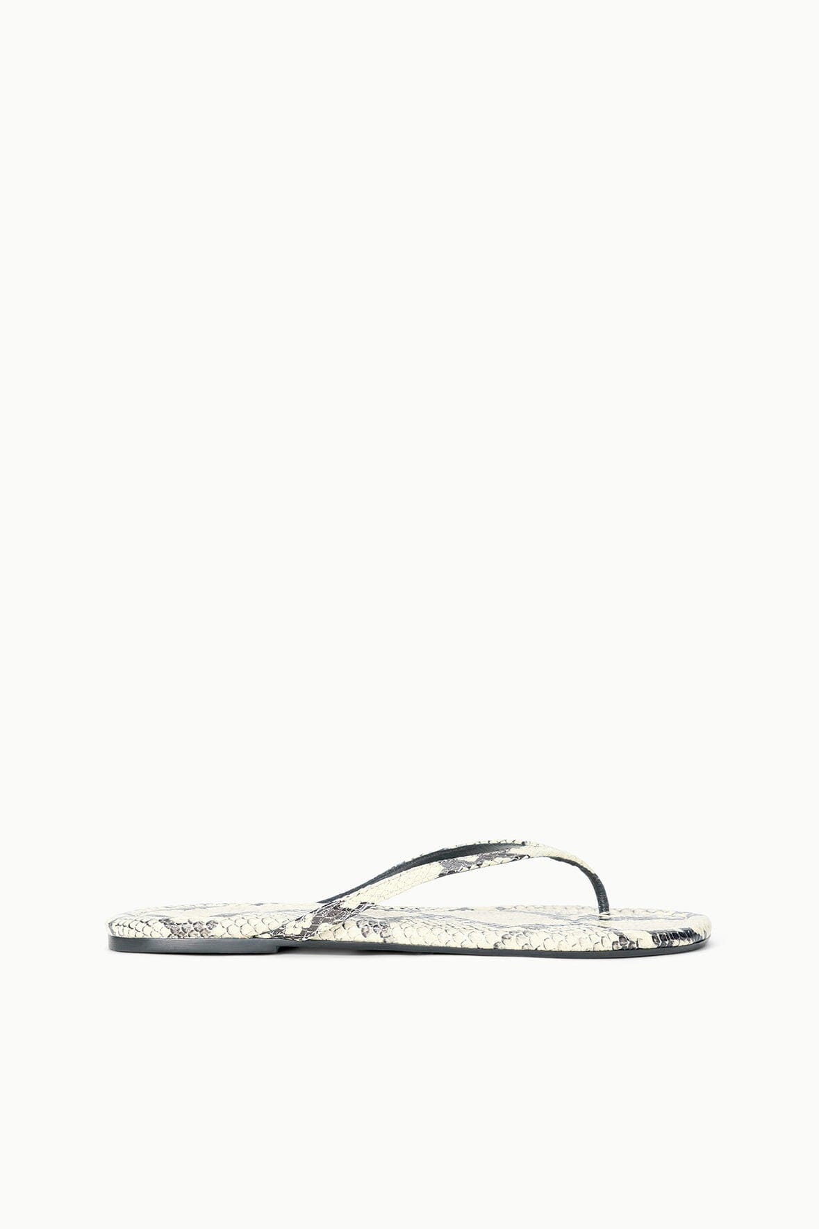 Freja Thong Sandal | White Snake