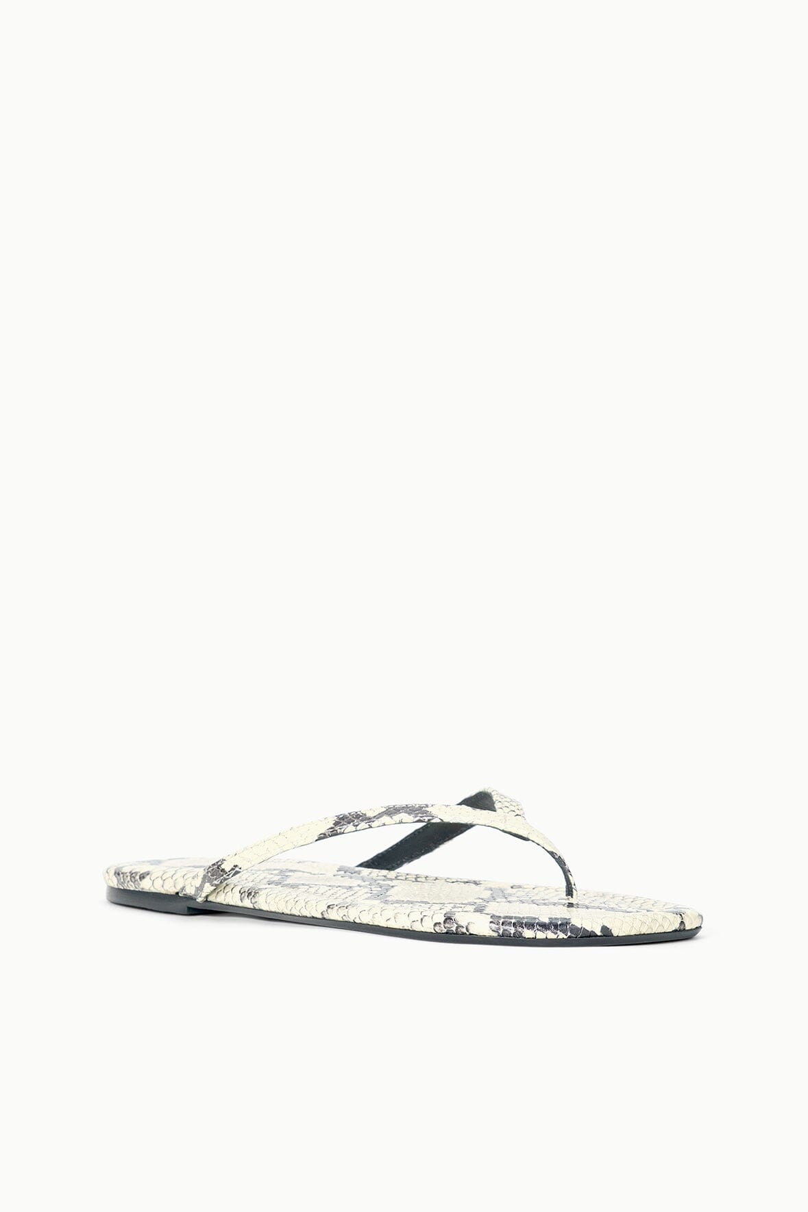 Freja Thong Sandal | White Snake