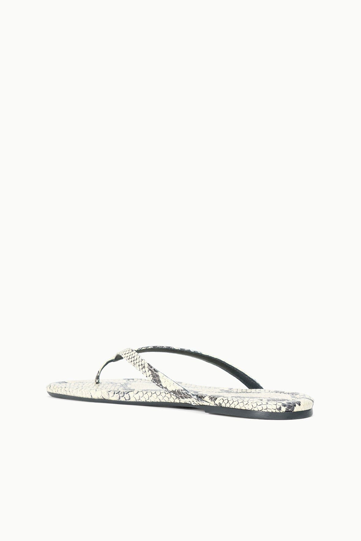 Freja Thong Sandal | White Snake