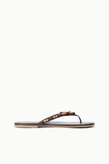 Freja Thong Sandal | Wood Beads