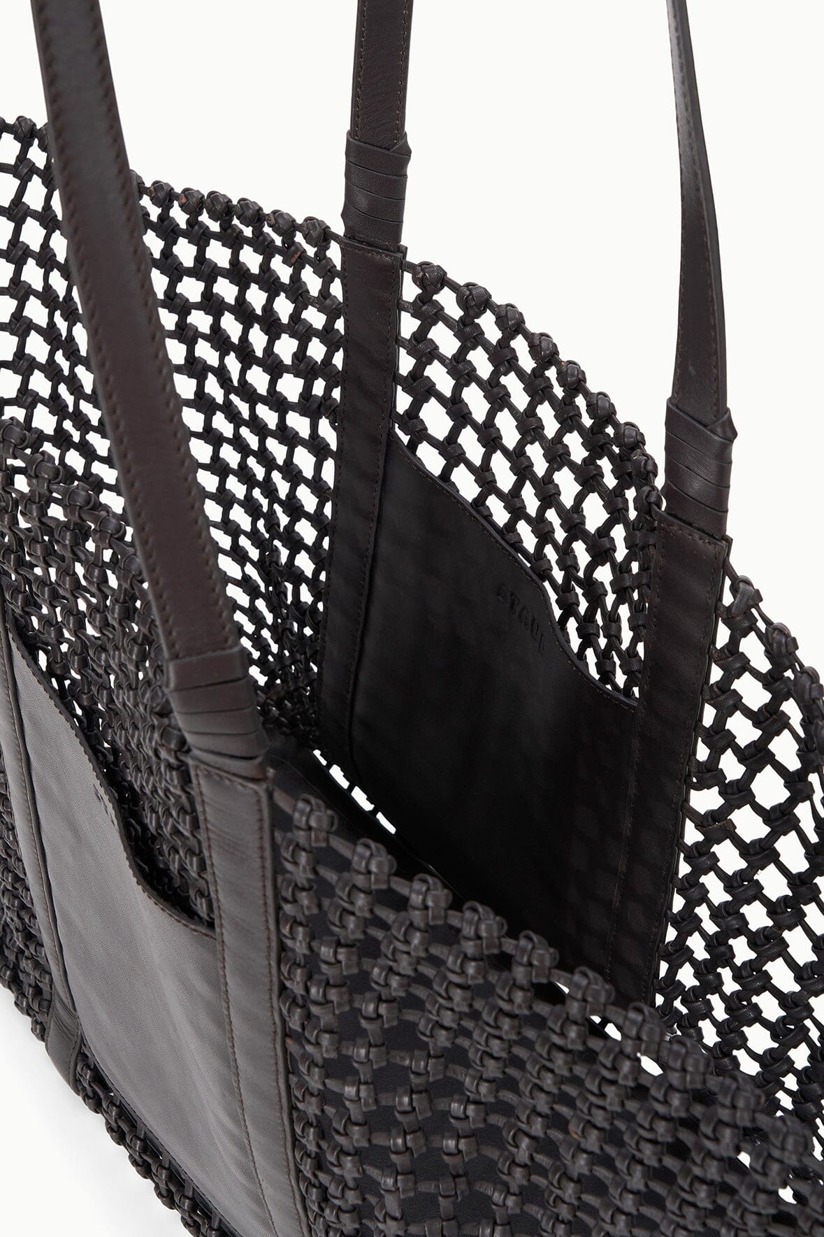 Getaway Hand - Knotted Tote Bag | Espresso