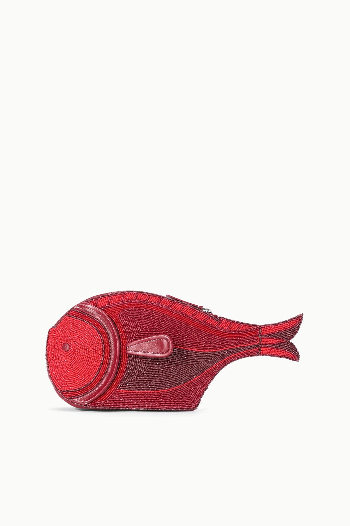 Pesce Beaded Clutch | Red Multi