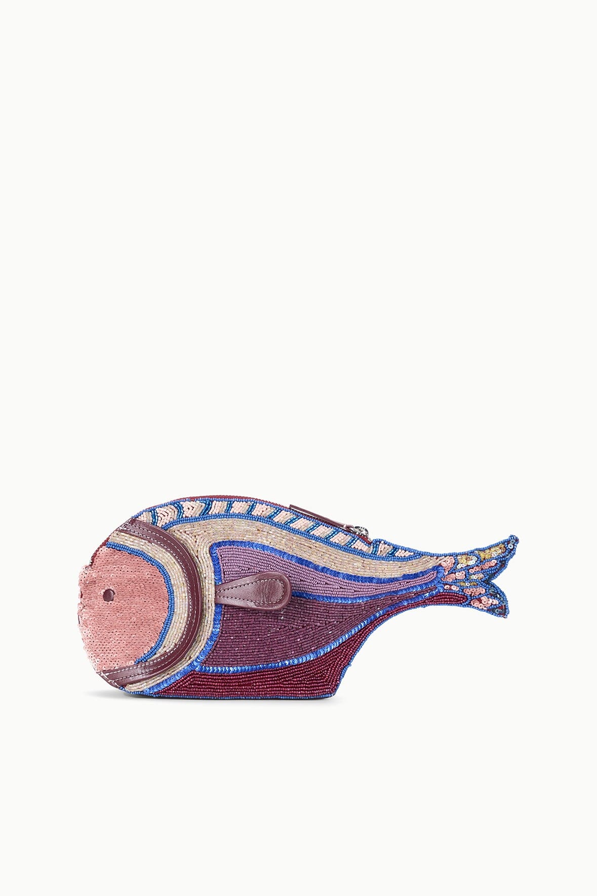 Pesce Beaded Clutch | Ultraviolet