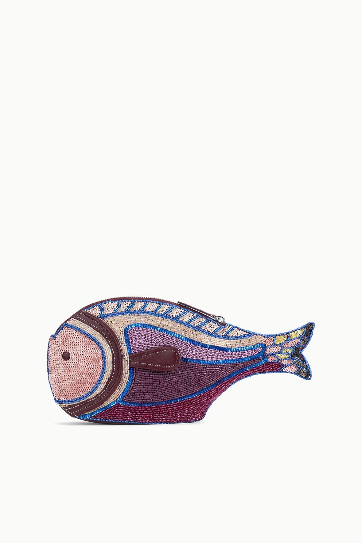 Pesce Beaded Clutch | Ultraviolet