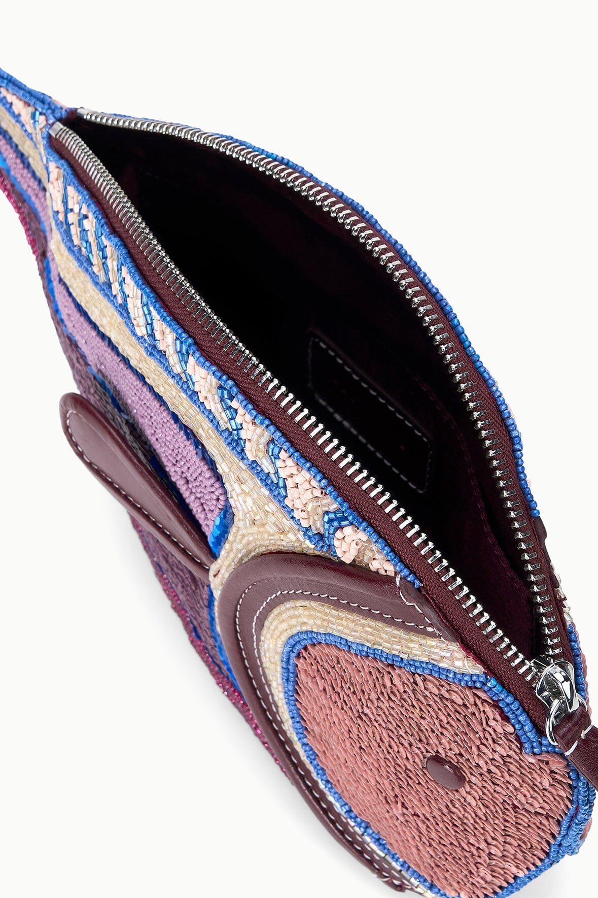 Pesce Beaded Clutch | Ultraviolet