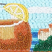 Tommy Beaded Bag | Sunset Spritz