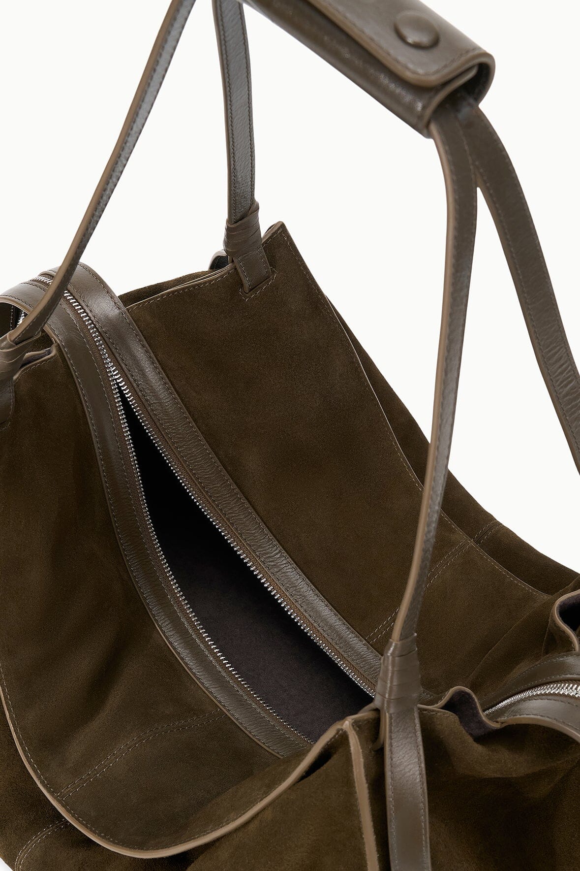 Large Harold Bag | Truffle Suede
