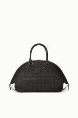 Hester Satchel | Espresso Woven Leather