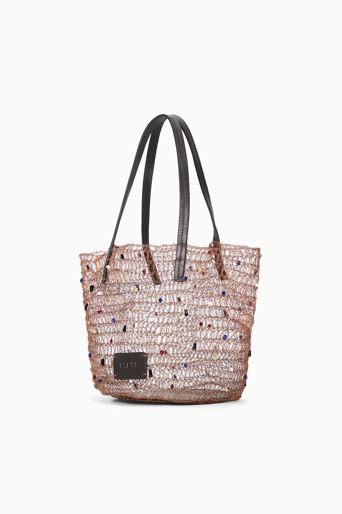 Jewel Bucket Bag | Multi Color Beads