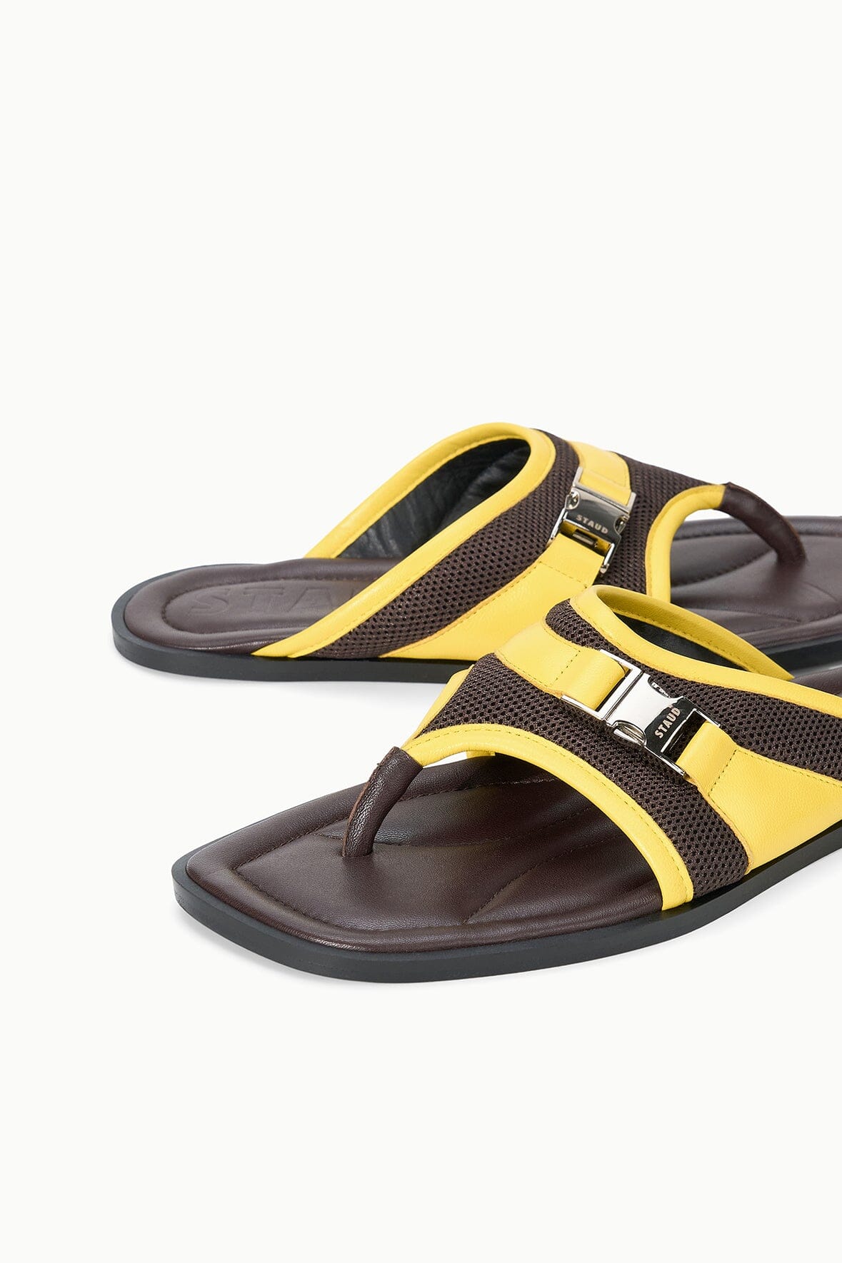 Kacey Thong Sandal | Espresso Lemon
