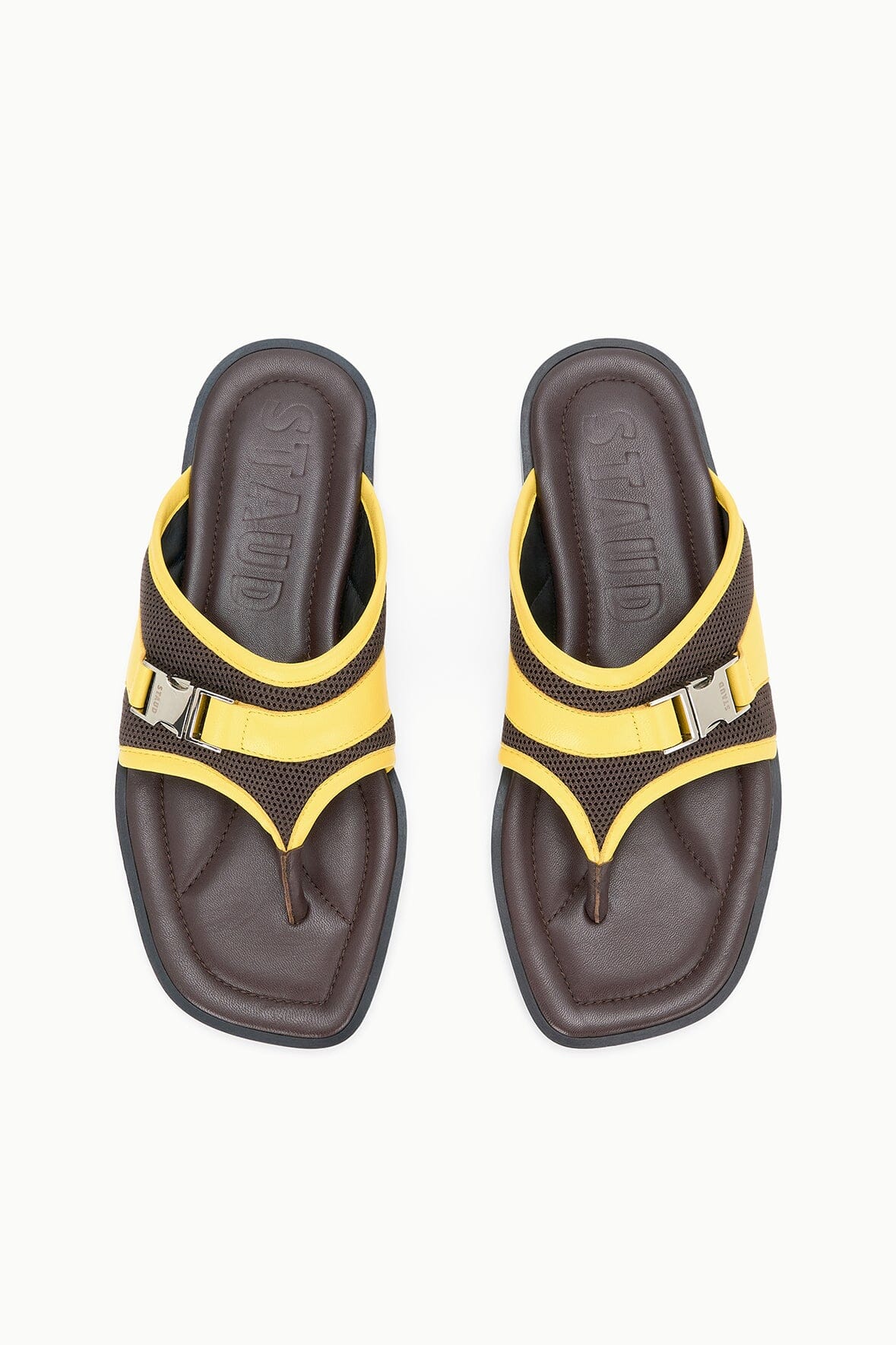 Kacey Thong Sandal | Espresso Lemon
