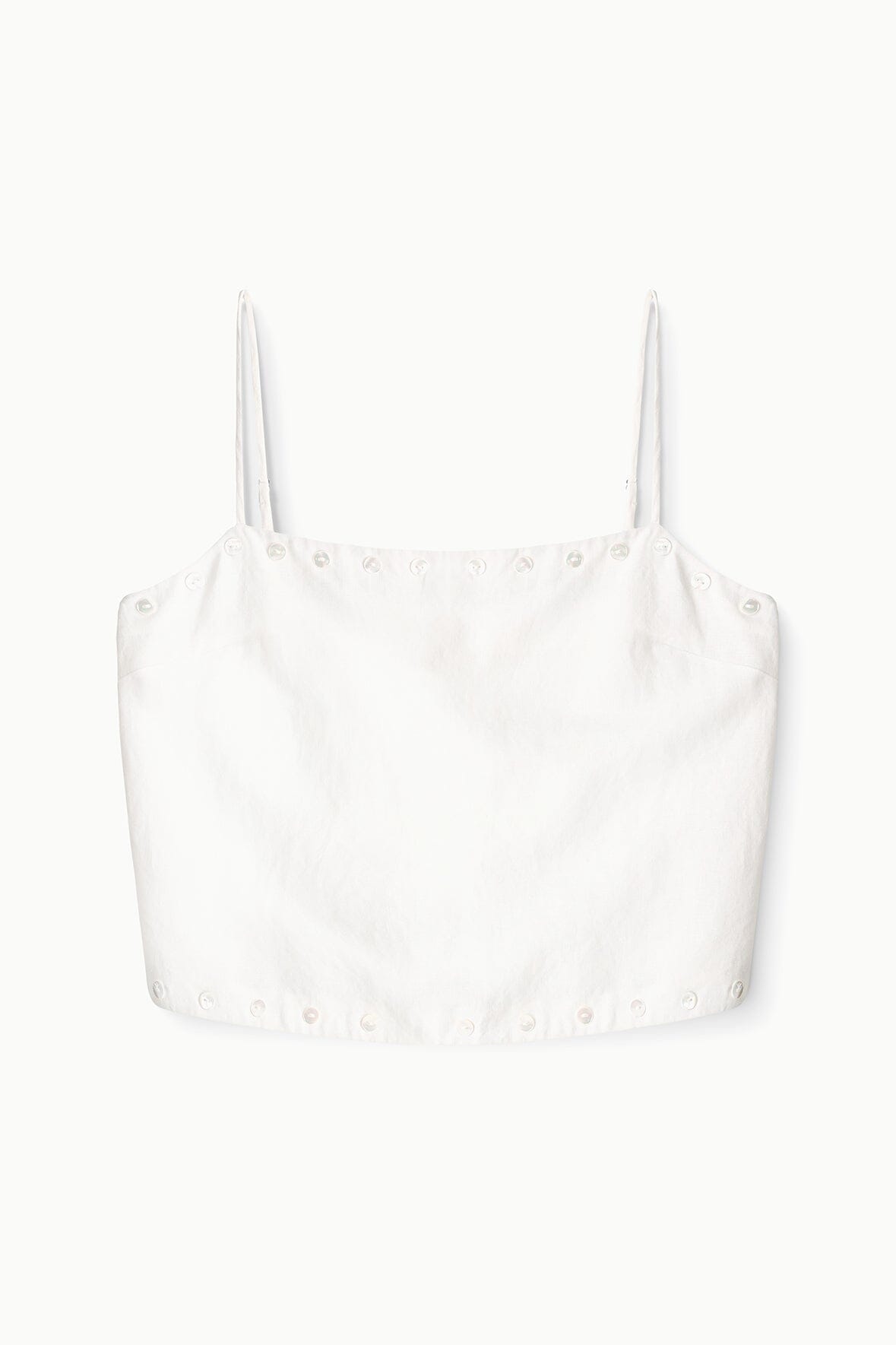 Kirra Linen Tank | Ivory