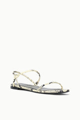 Laurel Sandal | White Snake