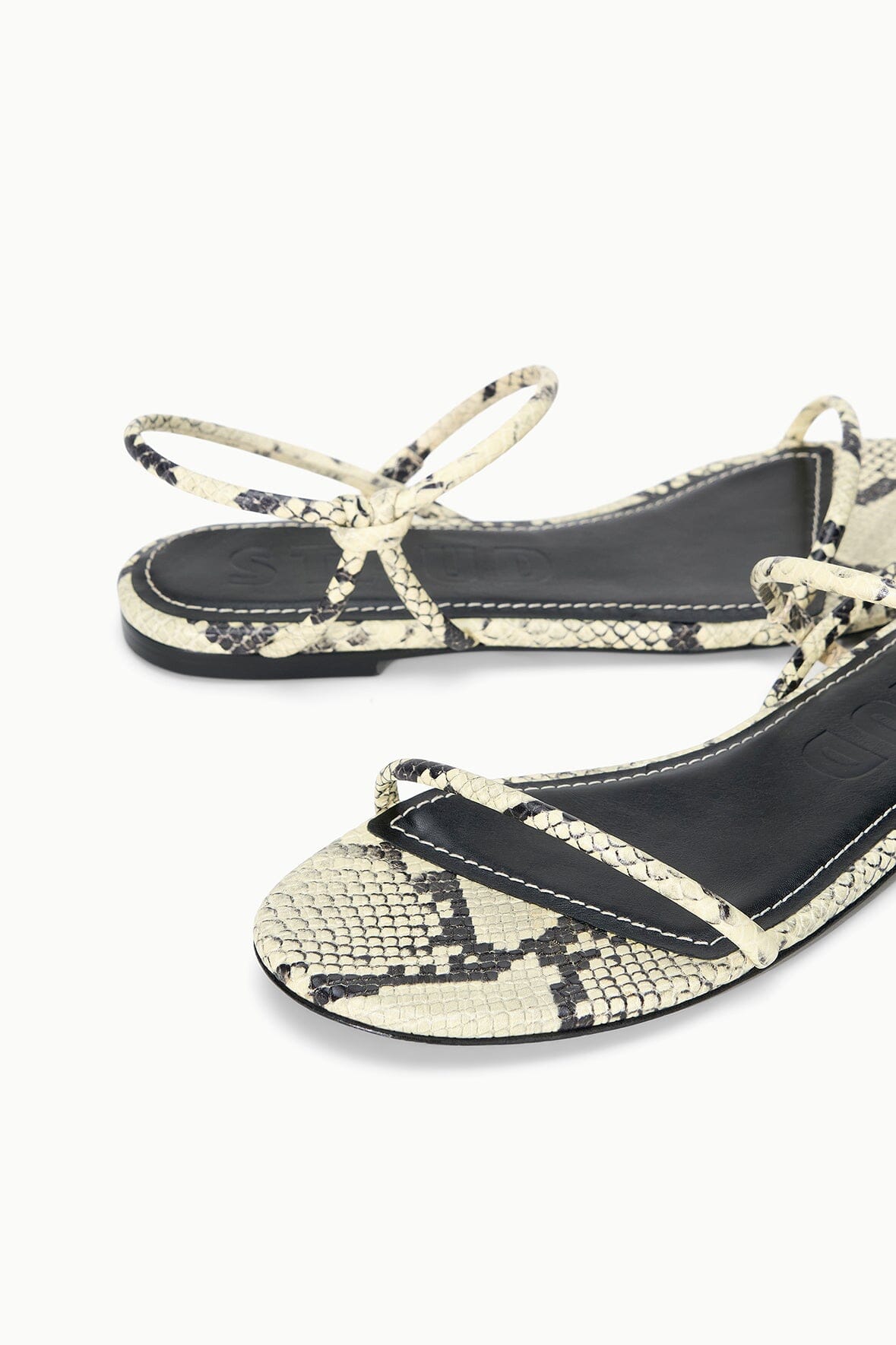 Laurel Sandal | White Snake