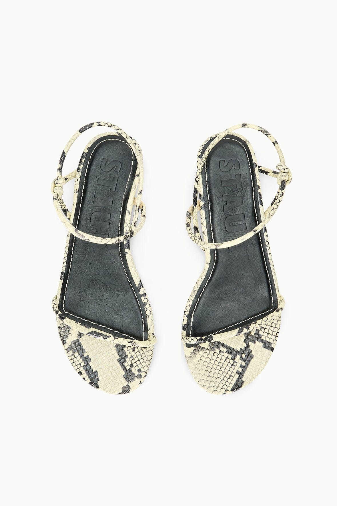 Laurel Sandal | White Snake