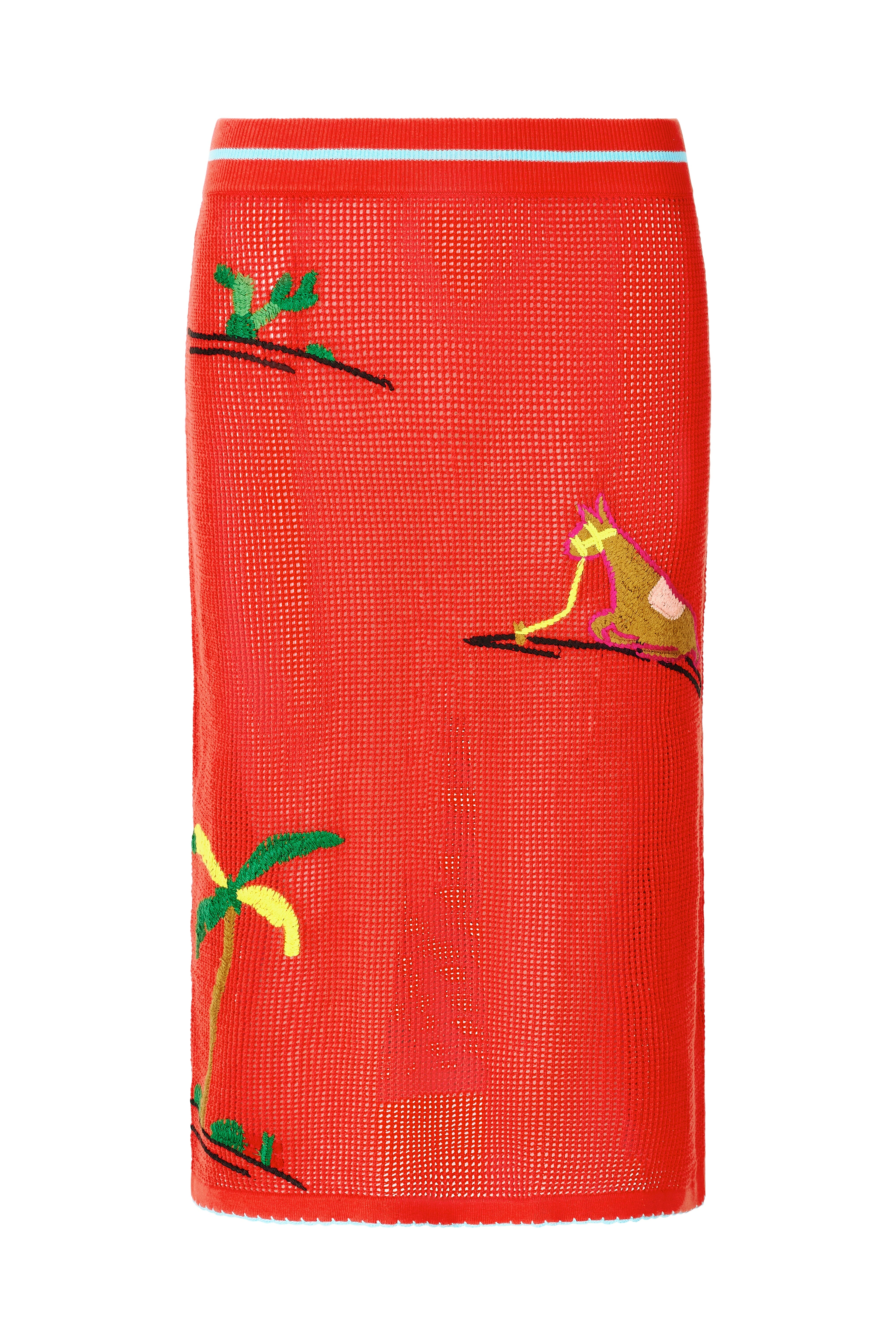 Levante Coverup Skirt | Riviera Flame