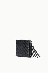 Mae Hand - Woven Wallet | Black Woven
